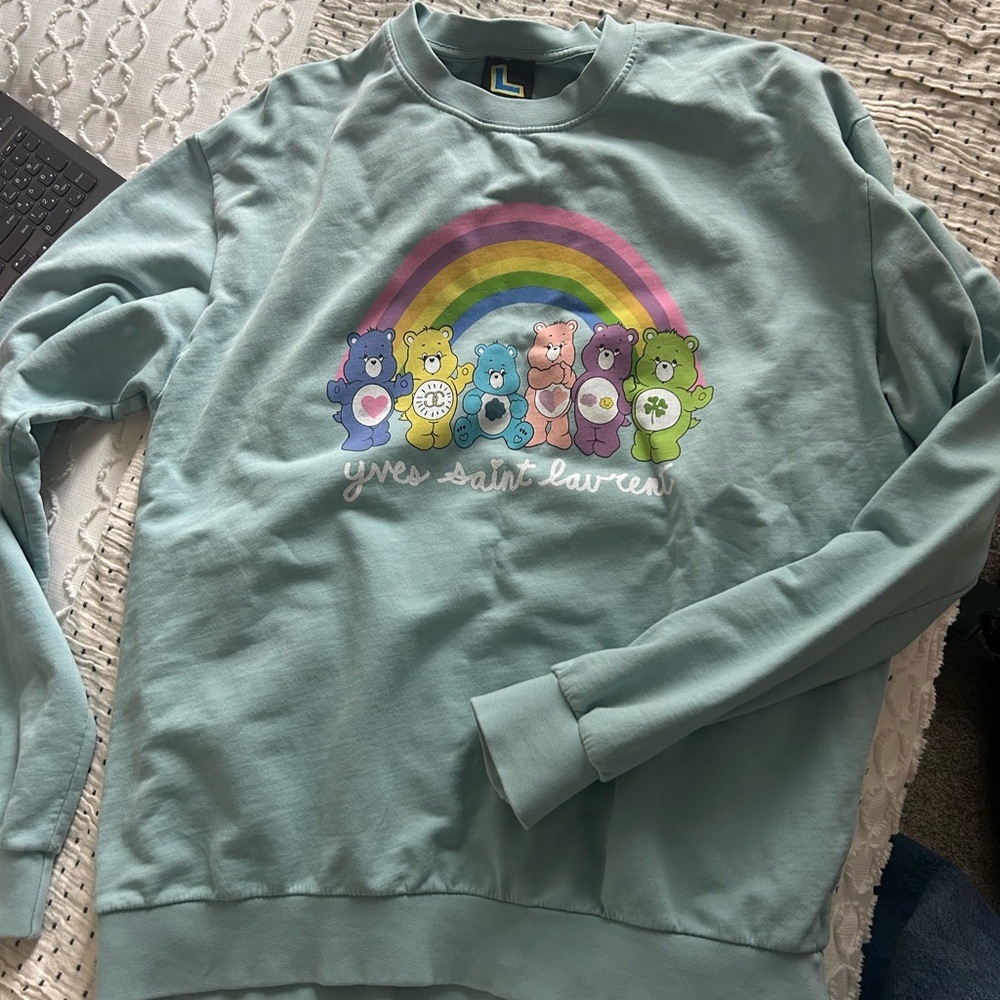 Mega Yacht YSL and Care Bears crewneck